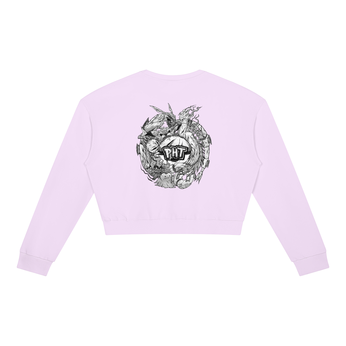 PHT Women's Crewneck Sweatshirt B&W Logo