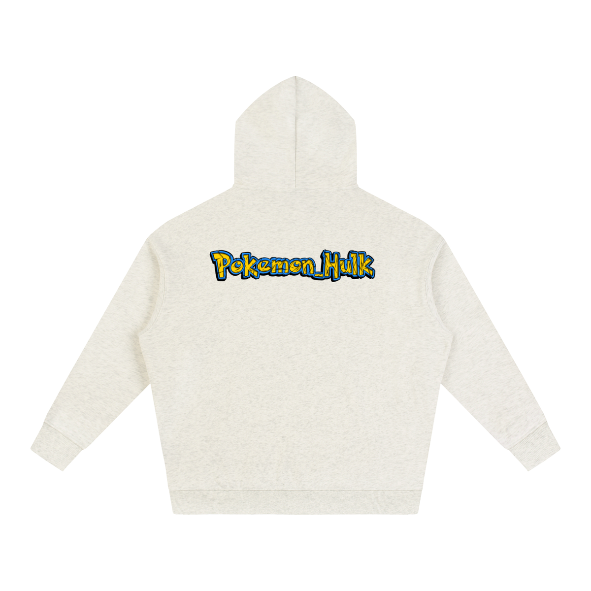 PHT Oversize Fleeced Hoodie B&W Logo
