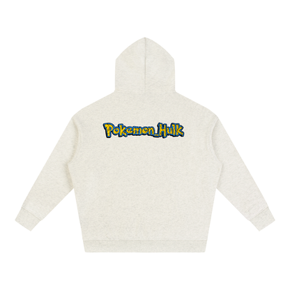 PHT Oversize Fleeced Hoodie B&W Logo