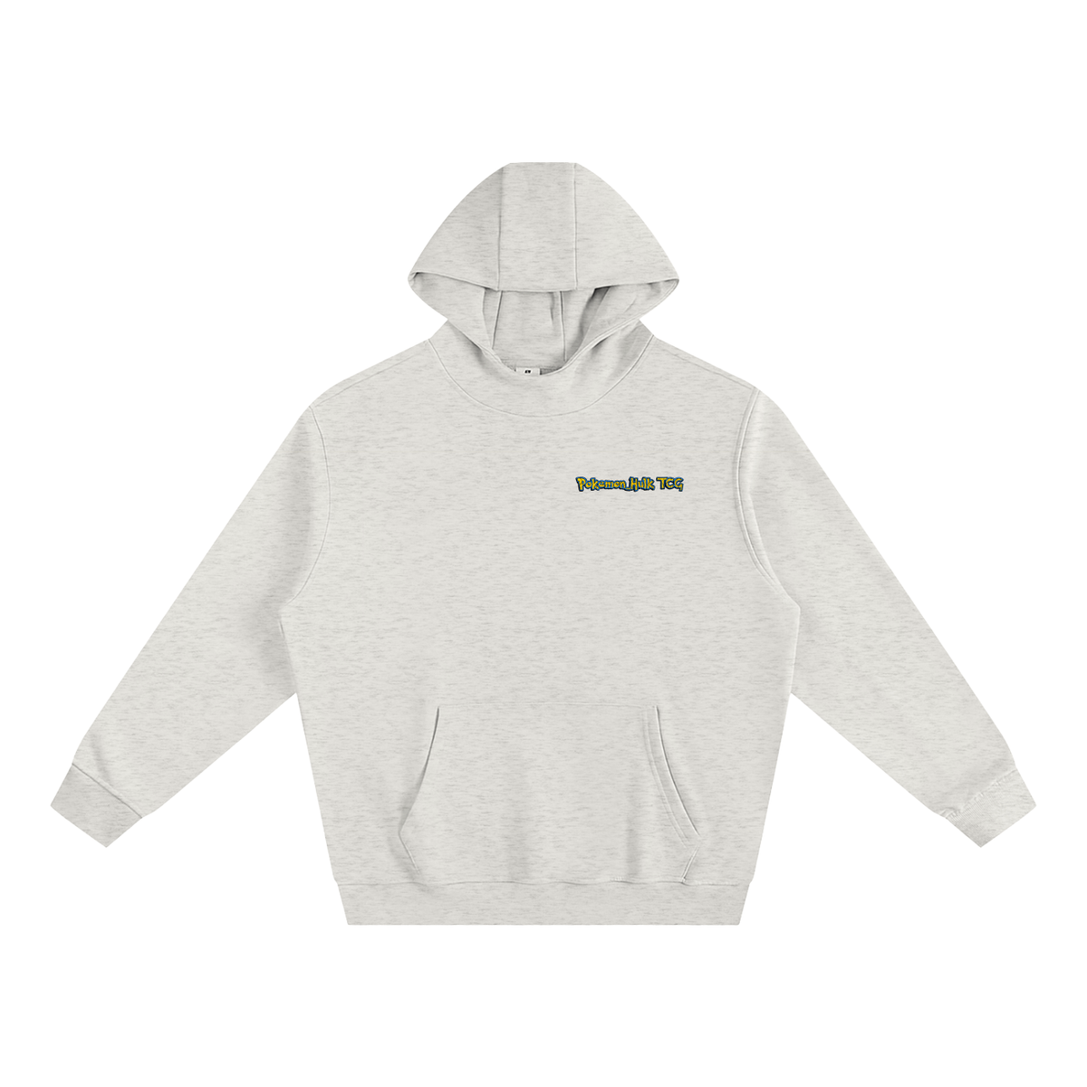 PHT Fleeced High Neck Hoodie B&W Logo