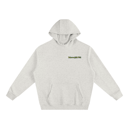 PHT Fleeced High Neck Hoodie B&W Logo