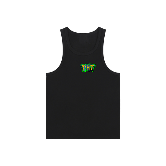 PHT Essential Performance Tank Top B&W Logo
