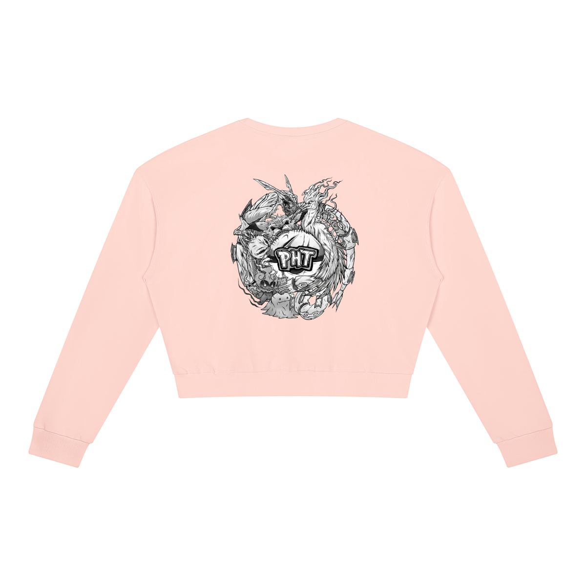 PHT Women's Crewneck Sweatshirt B&W Logo
