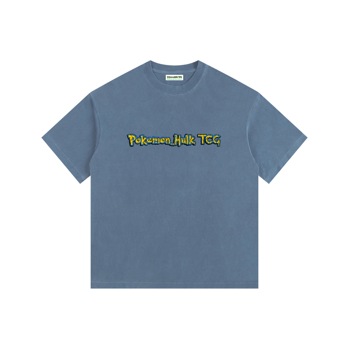 PHT Vintage Washed Oversized Cotton T-Shirt B&W Logo