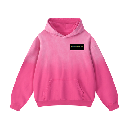 PHT Heavyweight Sunfade Oversized Hoodie Colour Logo
