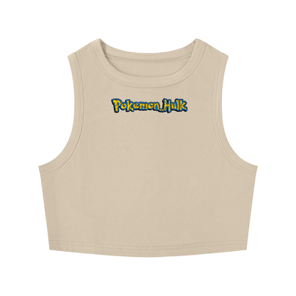 PHT Crewneck Crop Tank Top B&W Logo
