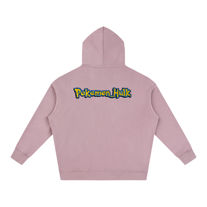 PHT Oversize Fleeced Hoodie B&W Logo
