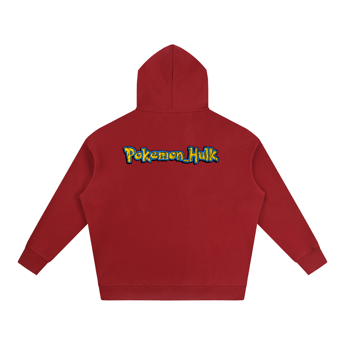 PHT Oversize Fleeced Hoodie B&W Logo