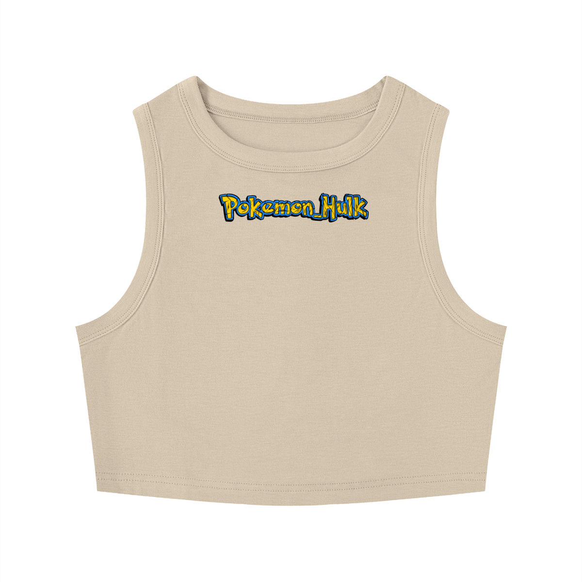 PHT Women's Crewneck Crop Tank Top Colour Logo