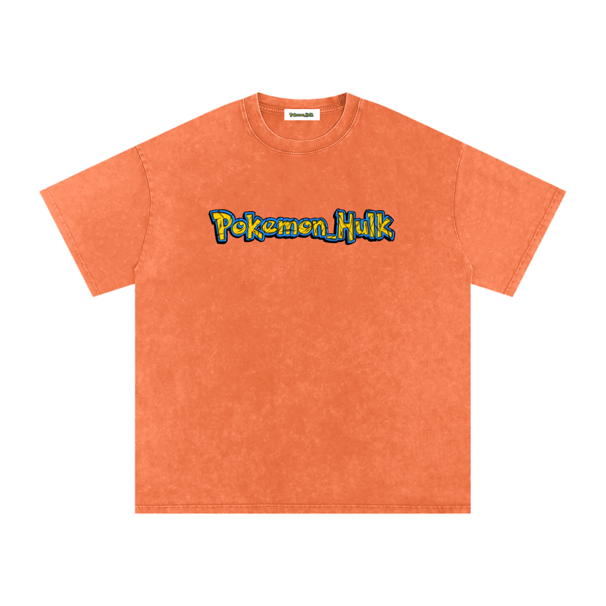 PHT Snow Washed Oversized Cotton T-Shirt Colour Logo