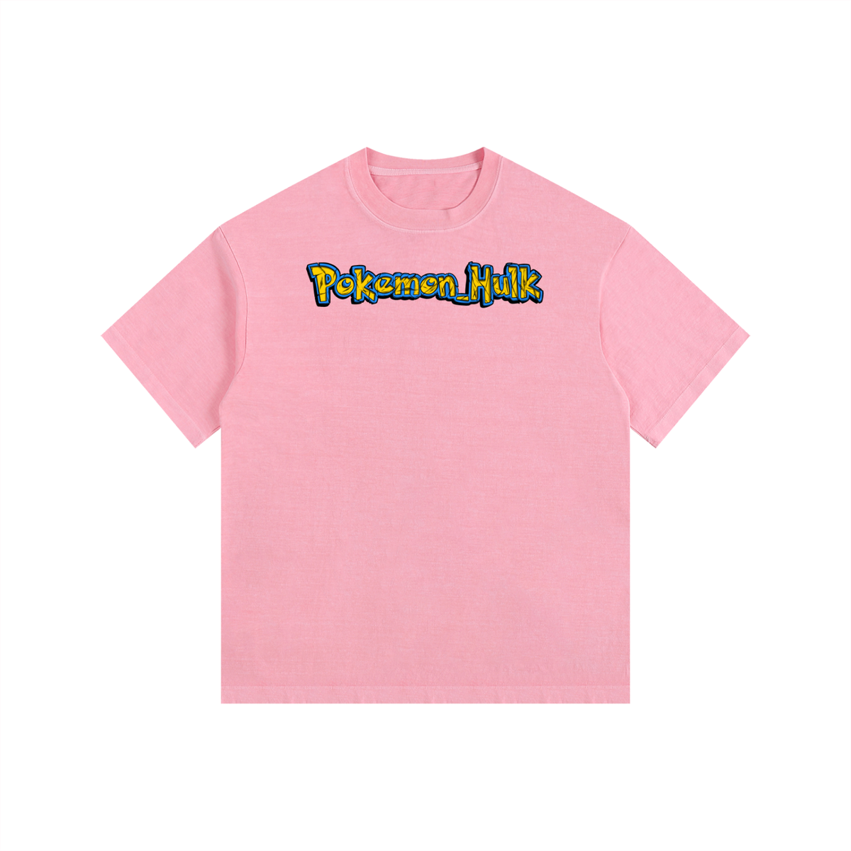 PHT Vintage Washed Oversized Cotton T-Shirt B&W Logo
