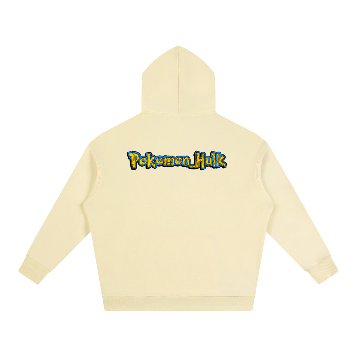 PHT Oversize Fleeced Hoodie B&W Logo