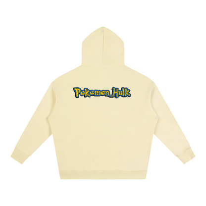 PHT Oversize Fleeced Hoodie B&W Logo