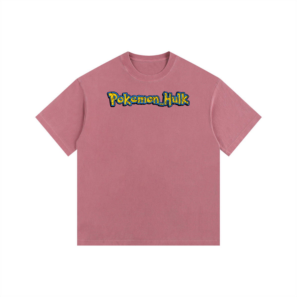PHT Vintage Washed Oversized Cotton T-Shirt B&W Logo