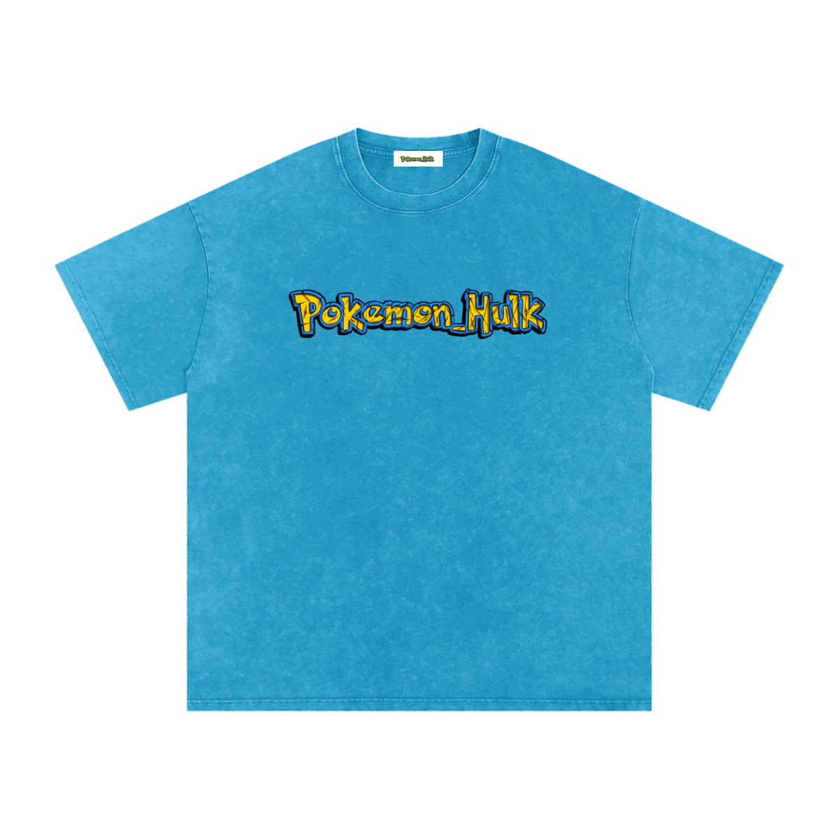 PHT Snow Washed Oversized Cotton T-Shirt Colour Logo