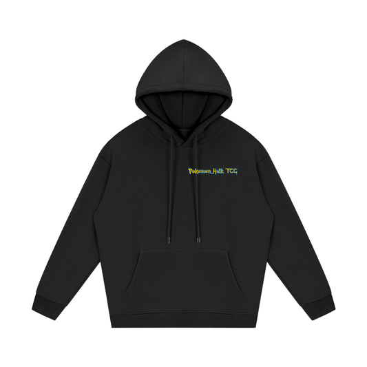 PHT Streetwear Fleece Hoodie B&W Logo