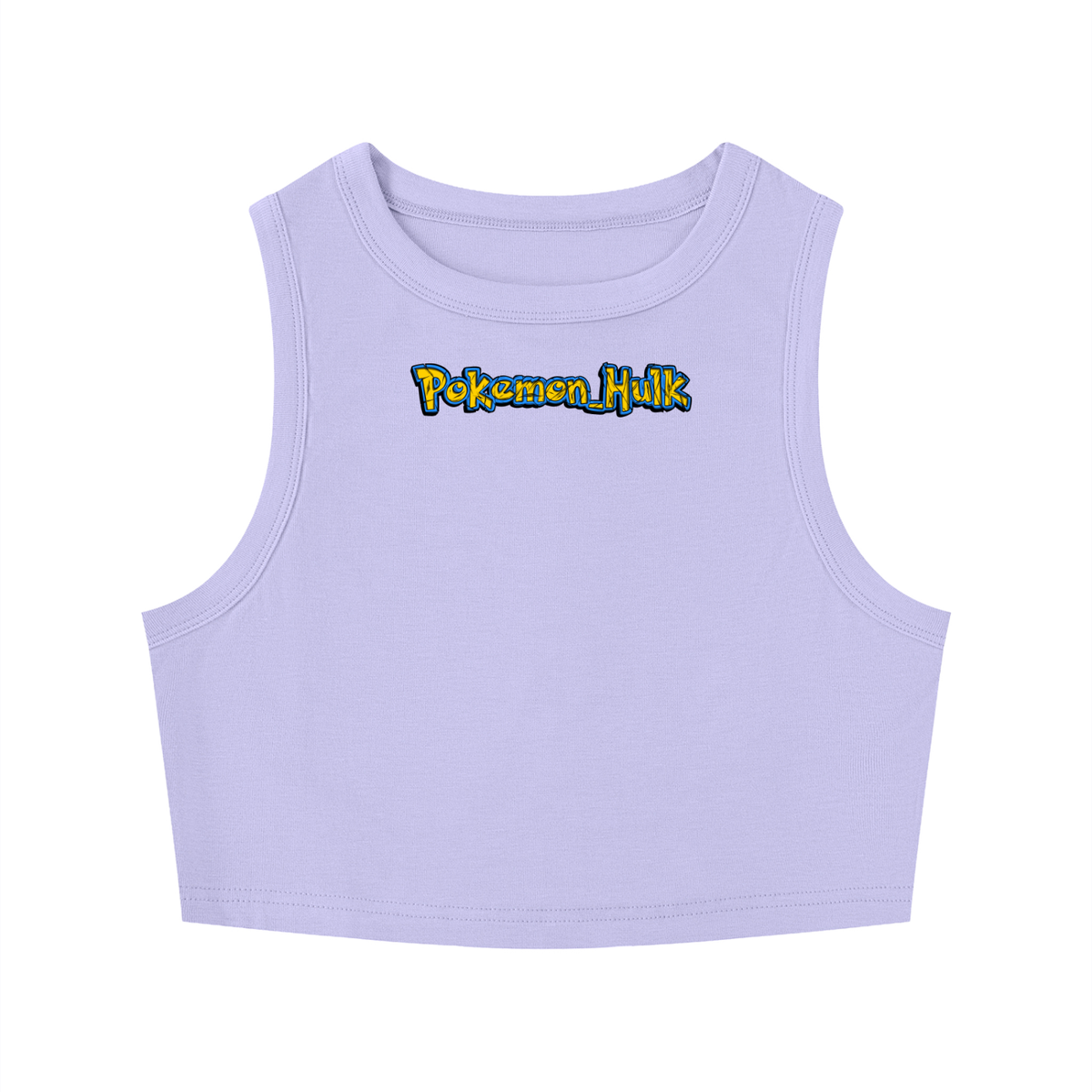 PHT Crewneck Crop Tank Top B&W Logo