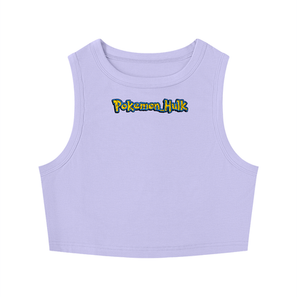 PHT Crewneck Crop Tank Top B&W Logo