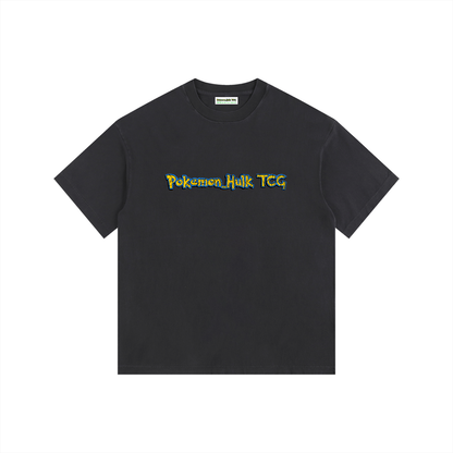 PHT  Vintage Washed Oversized Cotton T-Shirt Colour Logo