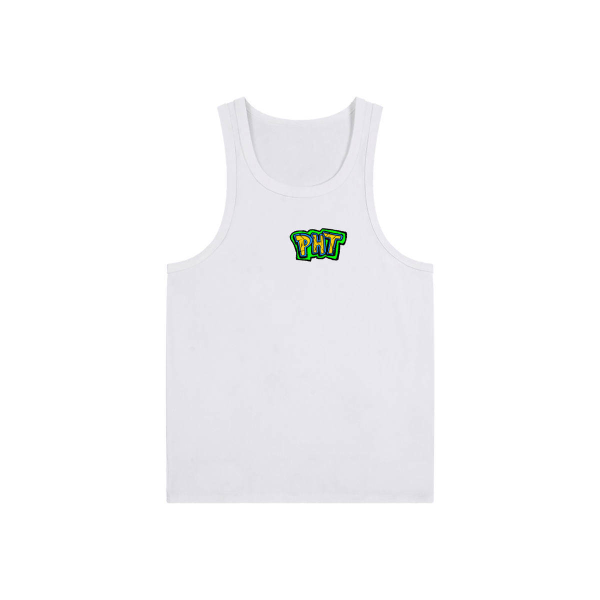PHT Essential Performance Tank Top B&W Logo