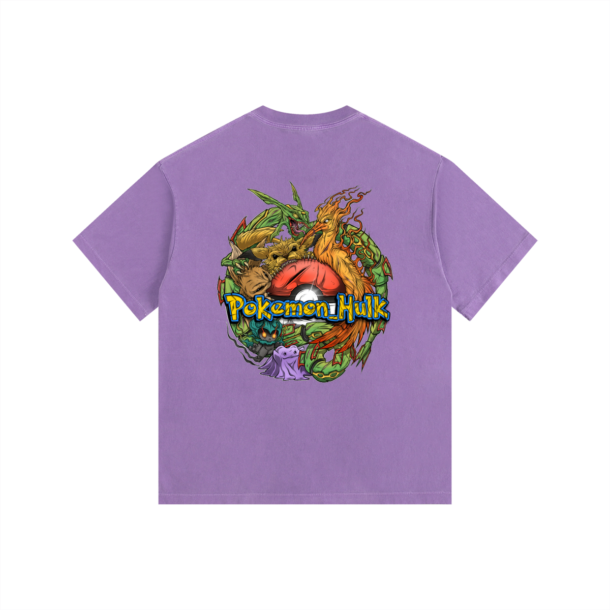 PHT  Vintage Washed Oversized Cotton T-Shirt Colour Logo