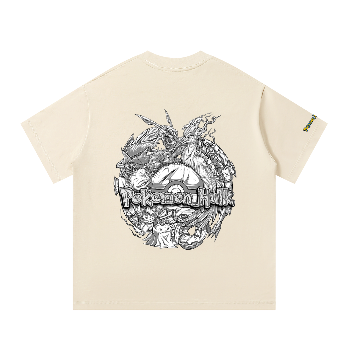PHT Unisex Oversized T-Shirt B&W Logo