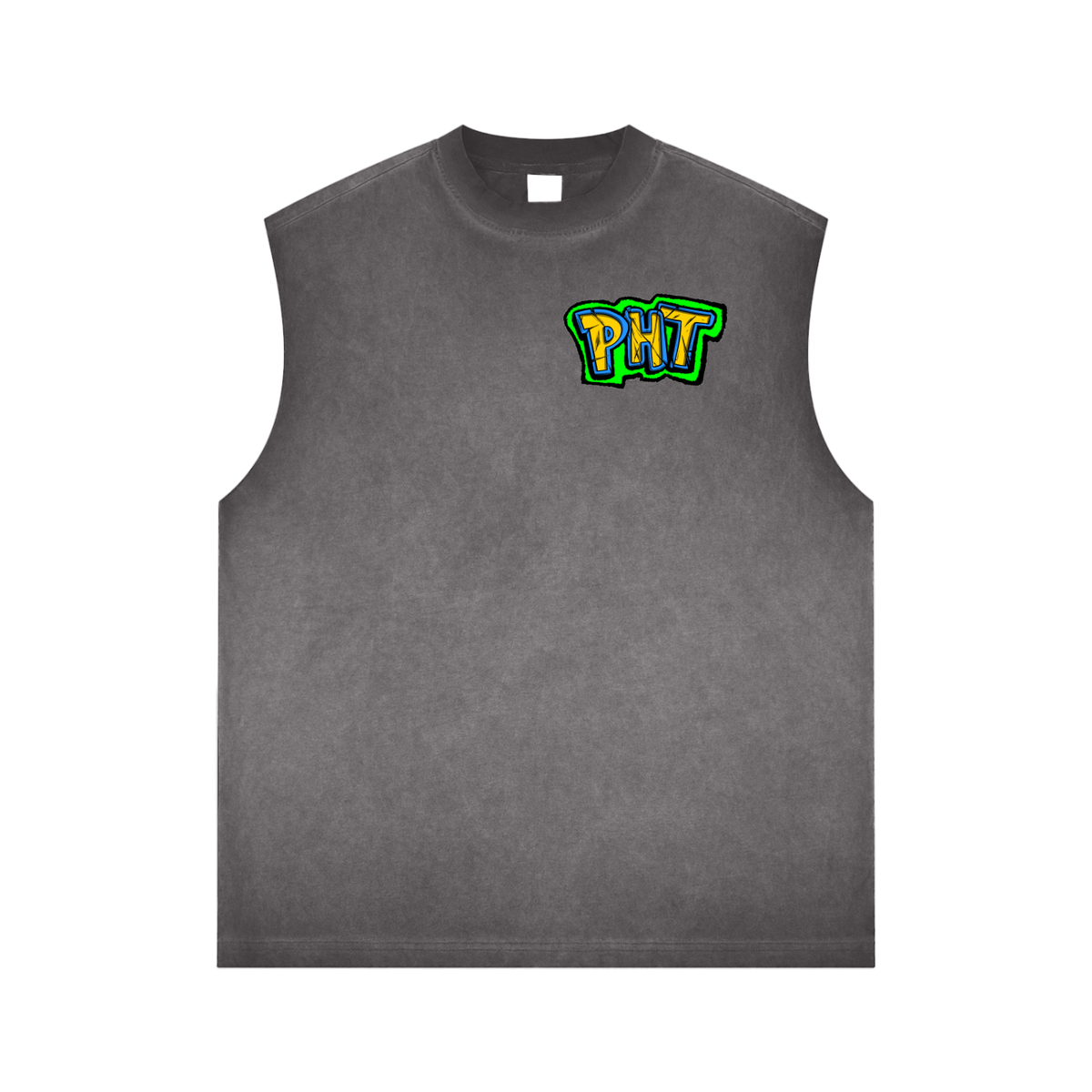 PHT Reverse Washed Tank Top Colour logo