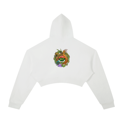 PHT  Woman's Cropped Hoodie Colour Logo