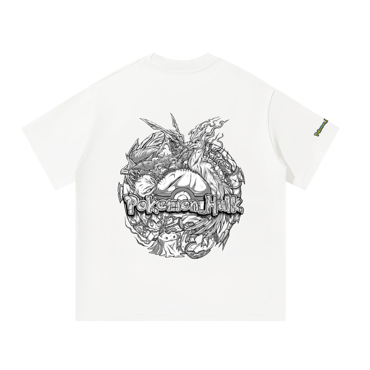 PHT Unisex Oversized T-Shirt B&W Logo