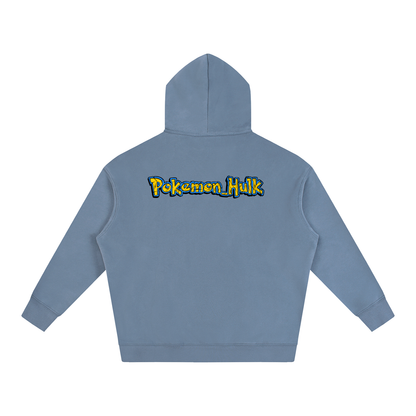 PHT Oversize Fleeced Hoodie B&W Logo