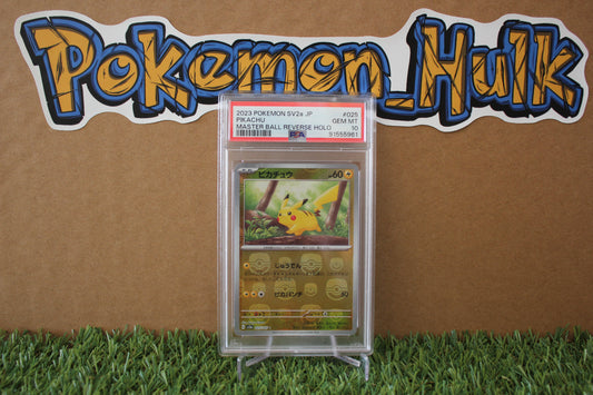 2023 Pikachu Japanese Masterball Reverse Holo #025  PSA Gem Mint 10