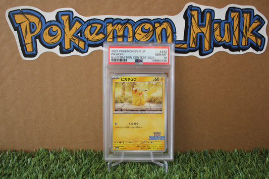 2025 Pikachu Illustration Contest Winner 2024 PSA Gem Mint 10