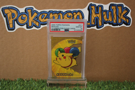 2000 Topps Pikachu PC1 Clear Card PSA 10 Low POP