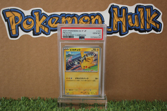 2024 Pikachu Gym Event Campaign #197 PSA 10