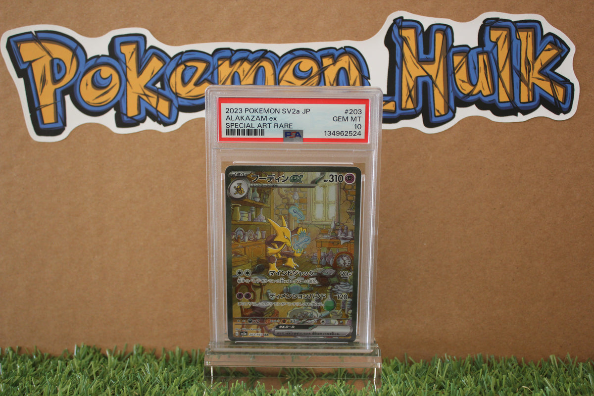2023 Alakazam ex #203 Japanese 151 PSA 10