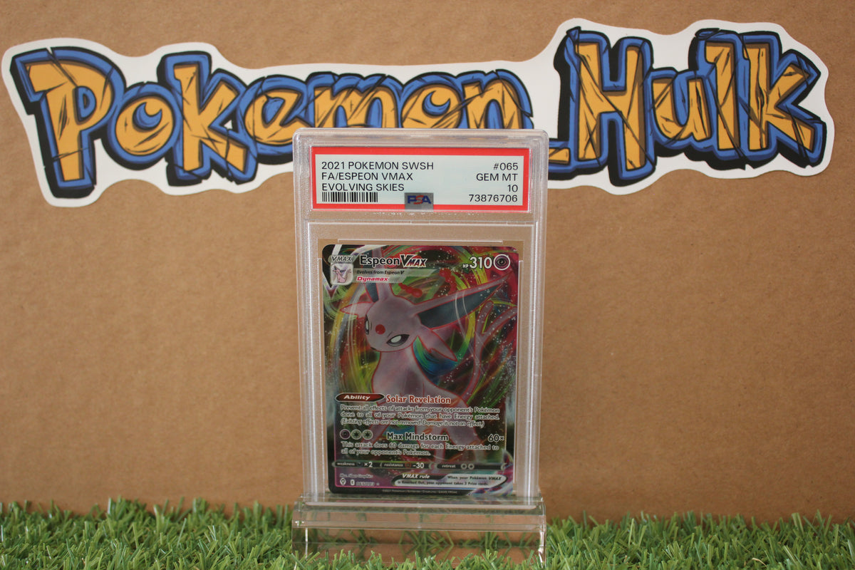 2021 Espeon VMAX #065 Evolving Skies PSA 10