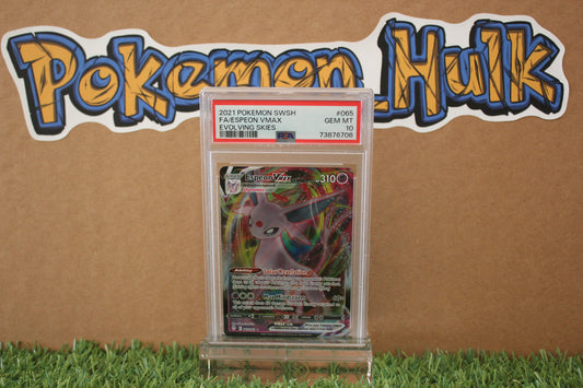 2021 Espeon VMAX #065 Evolving Skies PSA 10