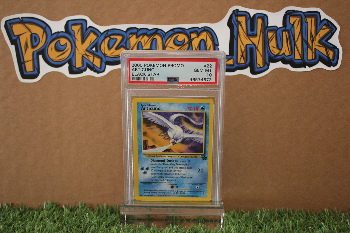 2000 Articuno Black Star promo #22 Non labelled Error