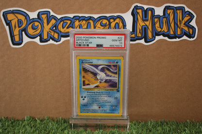 2000 Articuno Black Star promo #22 Non labelled Error