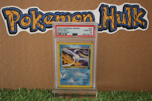 2000 Articuno Black Star promo #22 Non labelled Error