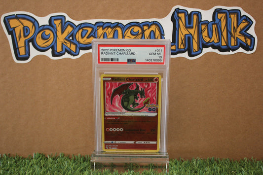 2022 Radiant Charizard #11 Pokémon Go PSA 10