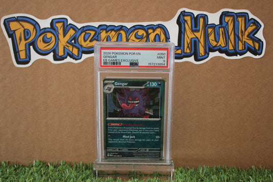 2026 Gengar EB Games promo #50 PSA 9 LOW POP