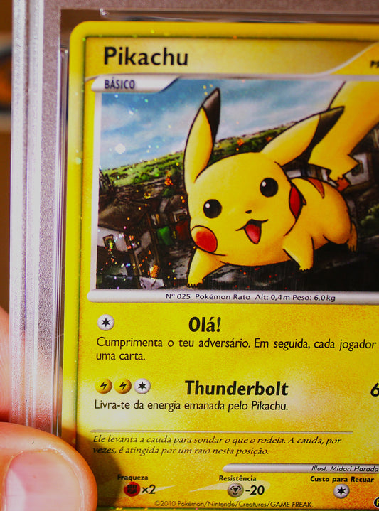 2010 Pikachu World Promo - Portuguese PSA 10 SWIRL 🌀
