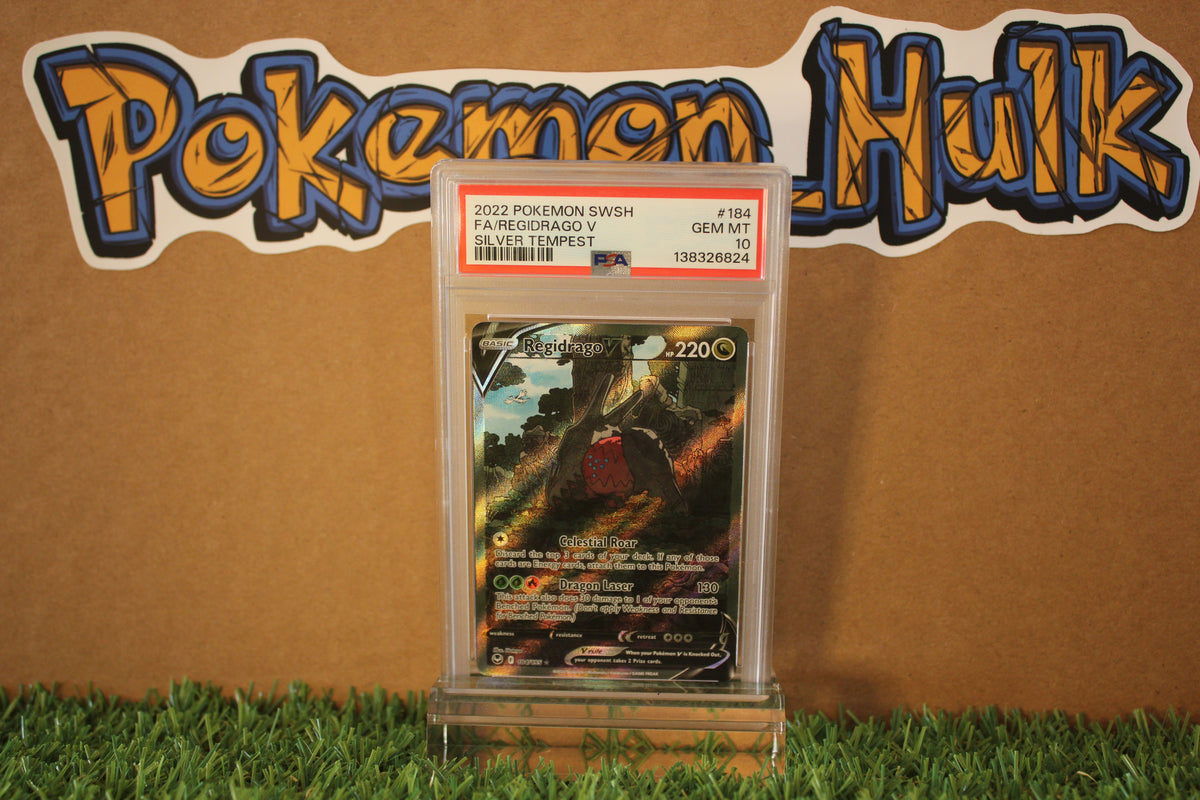 2022 Regidrago V #184 Silver Tempest PSA 10