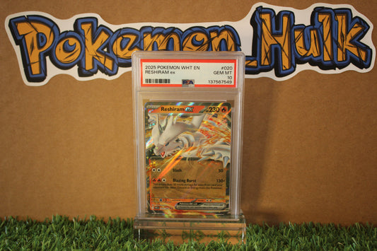 2025 Reshiram #020 PSA 10 LOW POP