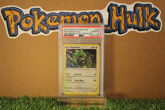 2024 Rayquaza #029 Crown Zenith Premium Collection Sea and Sky Promo