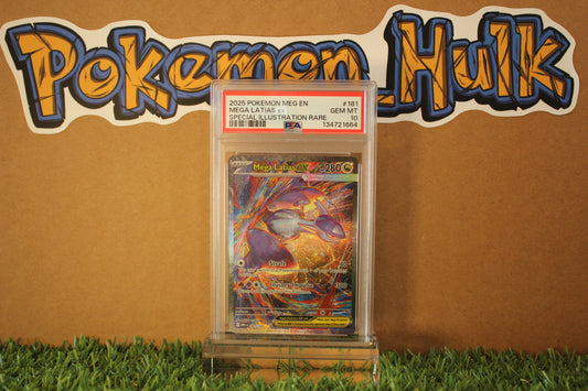 2025 Mega Latias EX #182 Mega Evolutions PSA 10