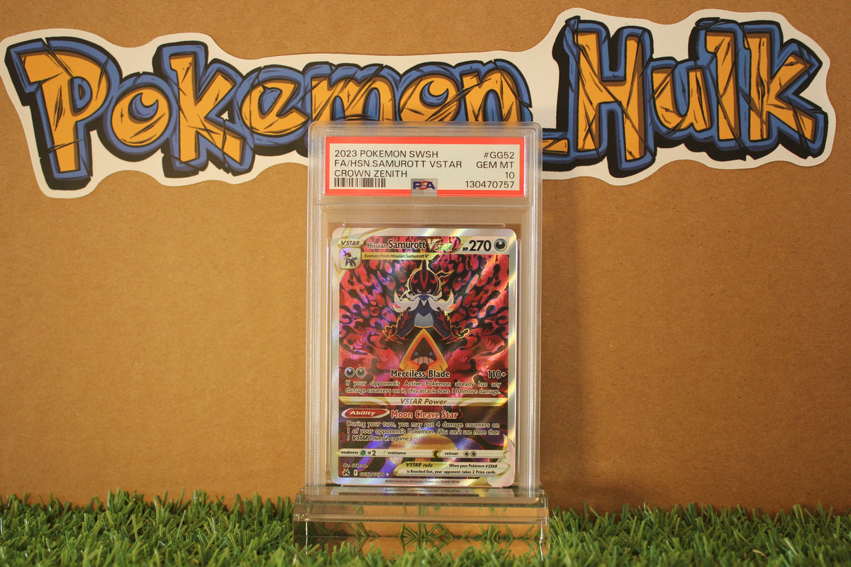 2021 Hisuan Samaurott VSTAR #GG52 PSA 10