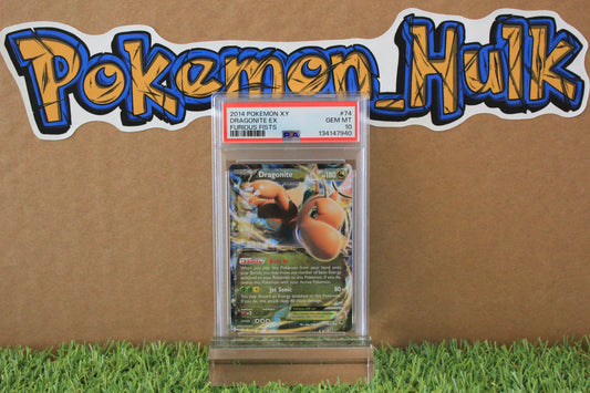 2014 Dragonite EX Furious Fists PSA 10 EXTREMELY LOW POP