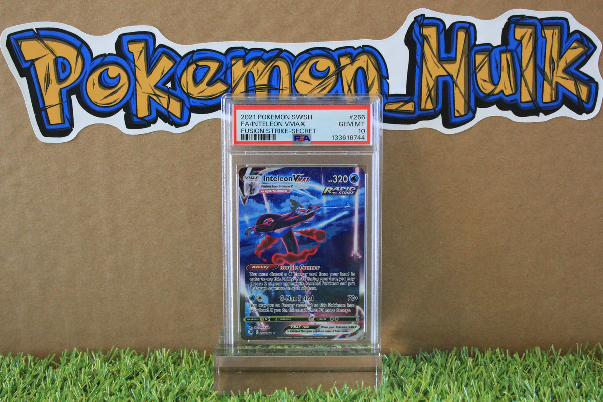 2021 Inteleon VMAX #266 Fusion Strike PSA 10